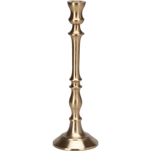 Svietnik na kónic. sviečku 31cm zlatý//a67101330