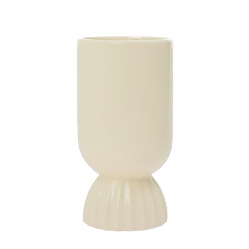 Obal keramika 10x10x20cm krém