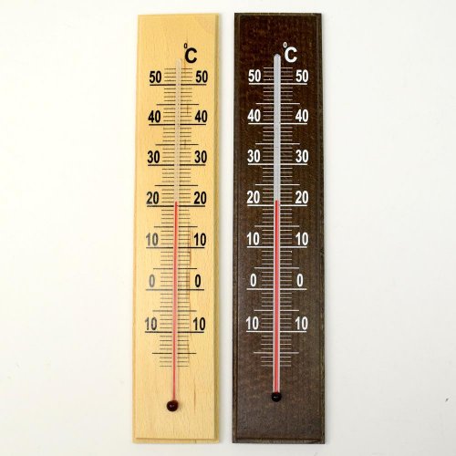 Teplomer izbový drev.29cm - Jesenné dekorácie