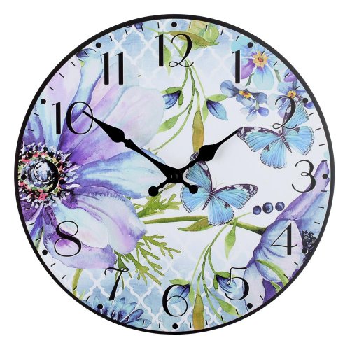 Hodiny nástenné mdf 34x3,5x34cm ha1689