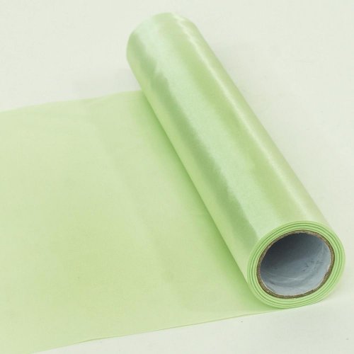 Saten rolka 32cmx6m farba 004 zelená bl.