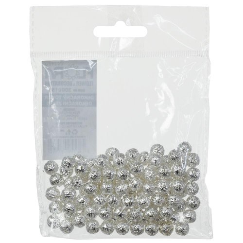 Guličky strieborné s/100 8mm