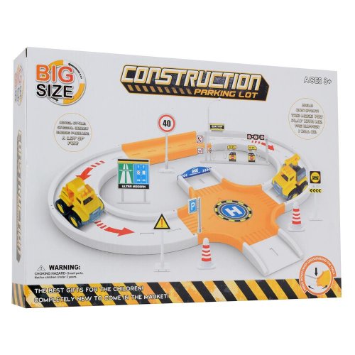 Dráha so stavebnými autami