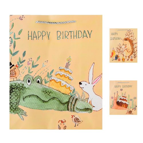 Darčeková taška m 32x26x12cm detská