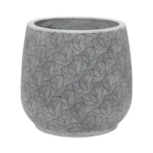 J85 obal leaf šedá 24h19,6cm s