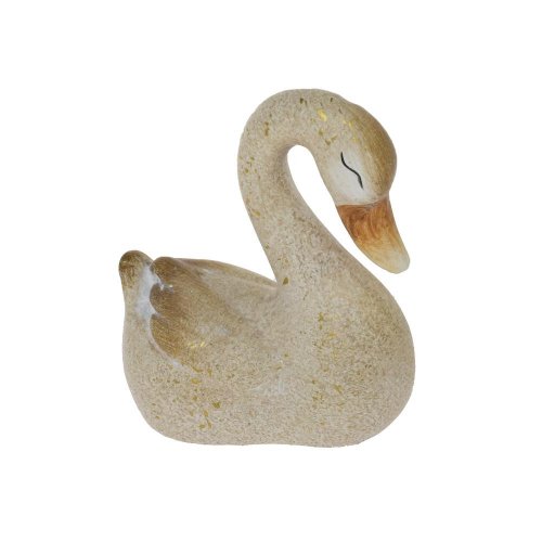 Labuť keramika 10,5x6,3x12,3cm biela - Vianočné stromčeky