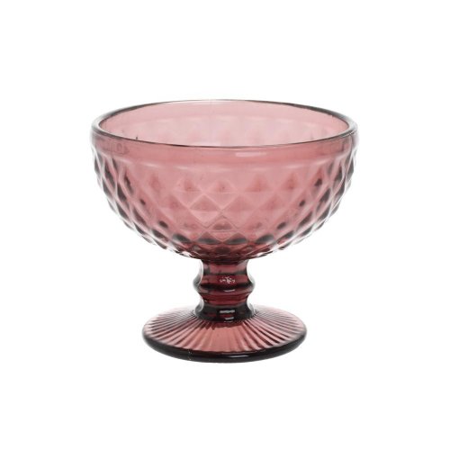 Pohár na zmrzlinu 12x10,5cm ružový