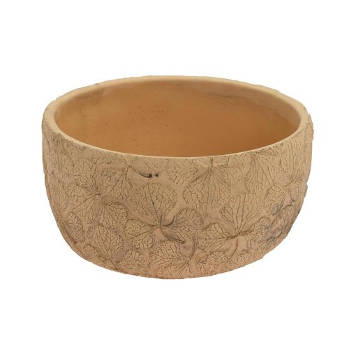 Obal kvety keramika 13.8*13.8*12.8 béžový