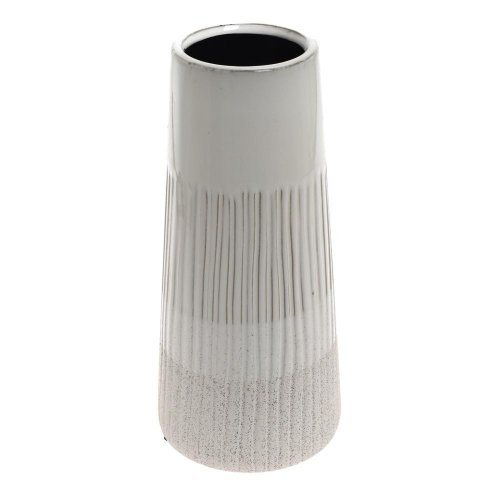 Obal váza keramika 12.5*12.5*27.5 biely