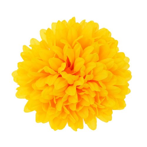 Hlava chryzantéma žltá 12cm