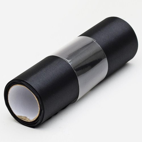 Satén rolka 16cmx6m farba čierna