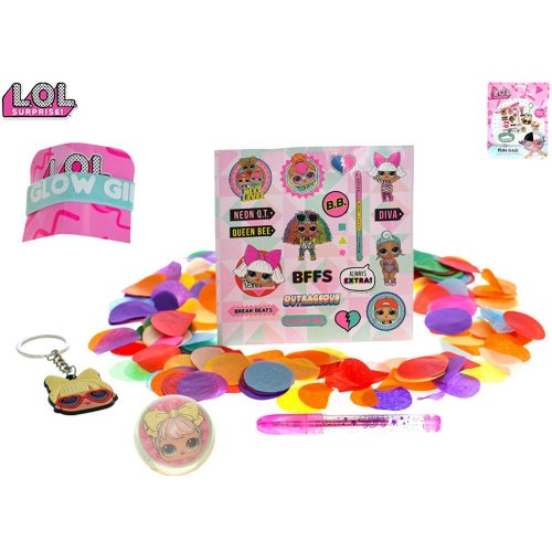 Lol suprise sada , nálepky,kľúčenka,hopík,pero,náramok