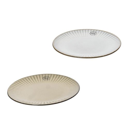 Tanier kamen/ glazúra pruhovaný vzor okraj 2ass v2,8/pr.27,7cm