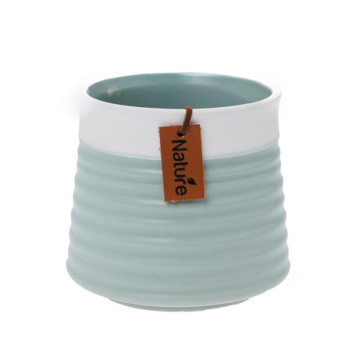 Obal keramika tyrkisovo biela 11,3x11,3x10,2cm