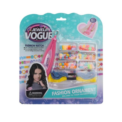 Zapletac na vlasy s korálkami