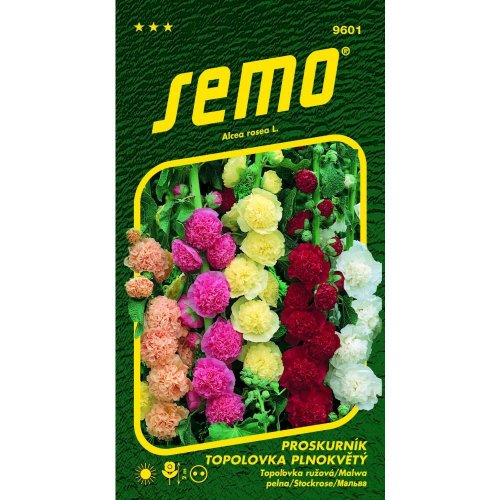 Topoľovka ružová plnokvetá zmes 0,7g - Vianočné osvetlenie