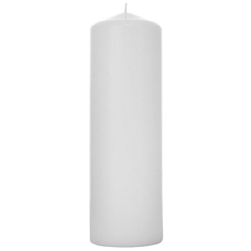 Valec hladký 80x250 biely - Umelé kvety