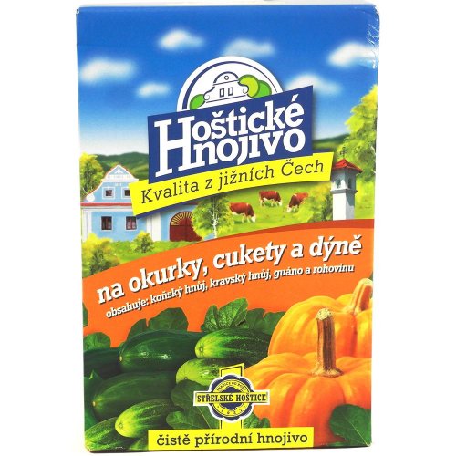 Hoštické hnojivo uhorky, cukety 1kg 12/k.