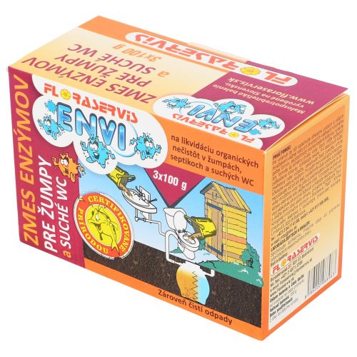 Zmes enzymov žumpy, suché wc 3x100g