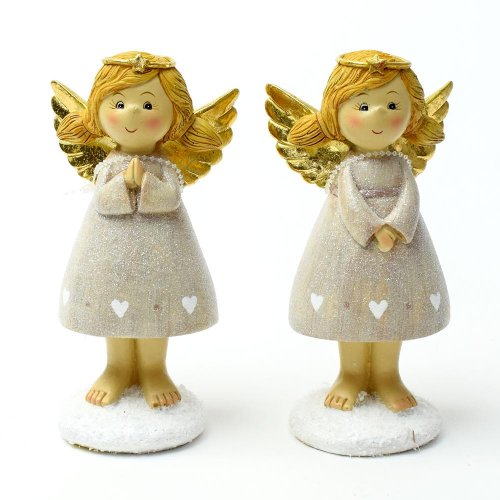 Anjel ružový 8x5,5x15cm mix 2