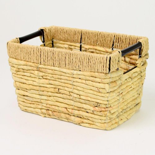 420fl/s koš slama biela 28x19x17cm