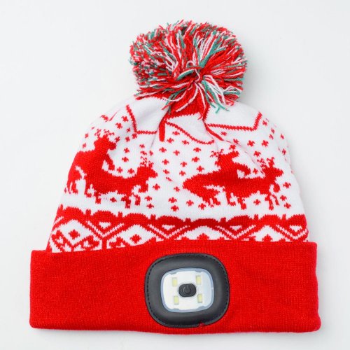 Čiapka x-mas kid červená,4xsmd led - Vianočné osvetlenie