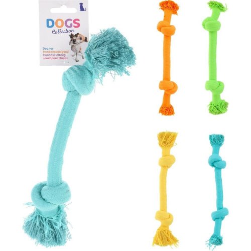Hračka pre psa lano bavlna 30cm 4ass