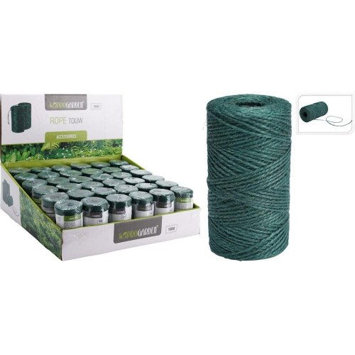 Lano jutové 100m zelené cy8900650