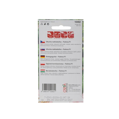 Uhorky nakl.fatima f1