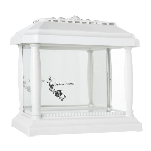 Lampion veľ. panteon biely/spomíname/