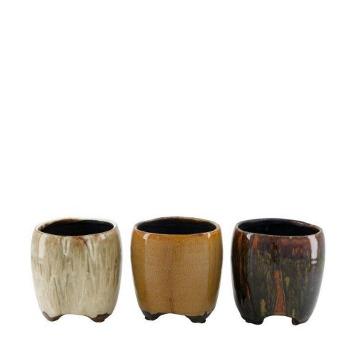 Obal keramic nožičky 12x12x13cm ass3 // 110725