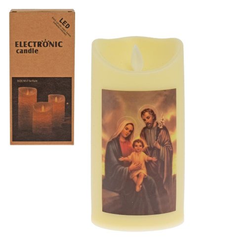 Svet. led svätá rodina 7,5*7,5*15cm