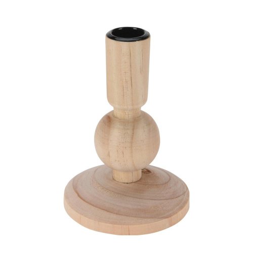 Svietnik drevo na konic sviečku 13cm//ash514300