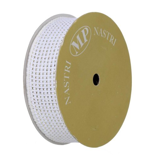 Stuha 3,8cmx10m biela 3670 01