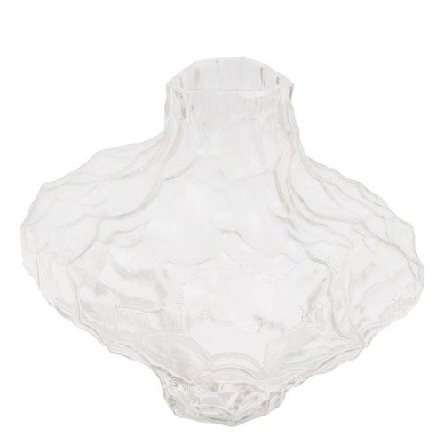 Váza sklo číra23*20cm