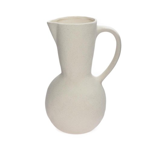 Váza džbán keramika 17,2x12,7x25,2cm krém