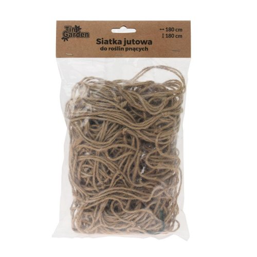 Sieťpodpora/prekrytie juta 1,8x1,8m/oko 14x14cm/