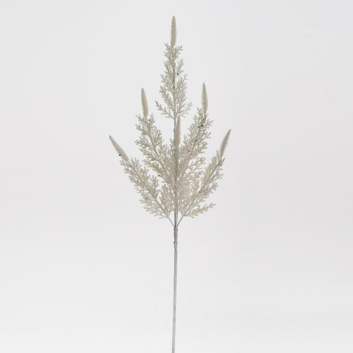 Konár papraď biela 60cm - Jesenné dekorácie