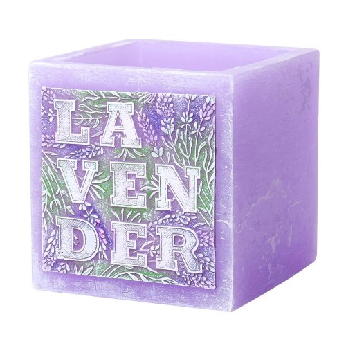 Lavender.time lamp. kvád. 110x105 fialova