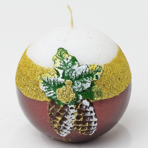 Šišky guľa 80 hnedá