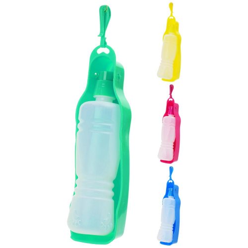 Miska s fľašou na vodu skladacia 0,45l mix4