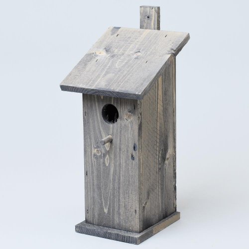 Td015.m zahniezďovacia budka sivá 14x13x30/35cm
