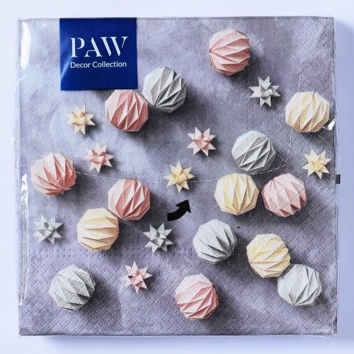 Sdl019000 servítky 33x33cm/20ks/3vrst. modern christ.