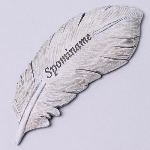 Pierko spomíname 16,8x6,8x2cm polyres super cena