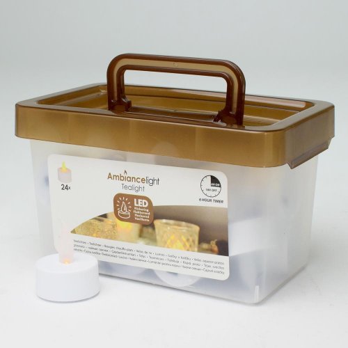 Sviečka čajová led s/24ks s časovačom