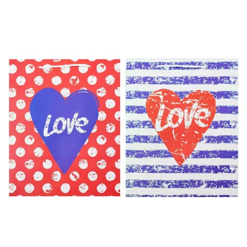 Darčeková taška m 32x26x12cm love