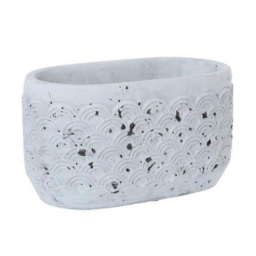 Obal cement antique grey 20*11.5*h11.5cm