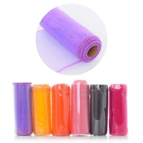 Super cena organza far mix 12cmx10y novinka