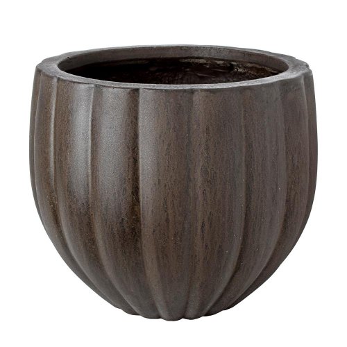 Kv-19 obal umelý kameň pumpkin lotus d, antique hnedá 30x30x26