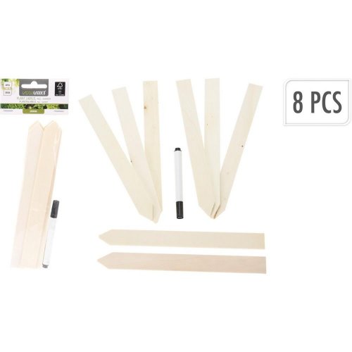 Štítok na rastlinné drevo 8ks (f1) cy8901520